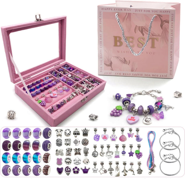 Charm Bracelet Making Kit, DIY Jewelry Making Kit for Girls