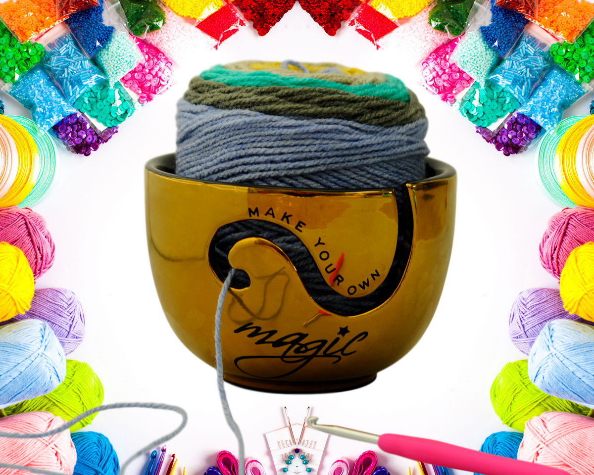 Yarn Bowl for Knitting and Crochet - Handmade with Eco-Friendly Cerami –  Athena's Elements