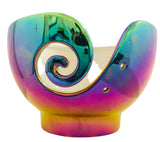 Multi-Color Ceramic Yarn Bowl for Crochet and Knitting.