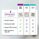 Eat Here Sign | Farmhouse Wall Art Home Decoration