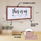 This Is Us Sign  | Farmhouse Wall Art Home Decoration