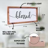 Blessed Sign |  Farmhouse Wall Art Home Decoration