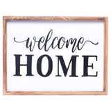 Welcome Home Sign | Farmhouse Wall Art Home Decoration