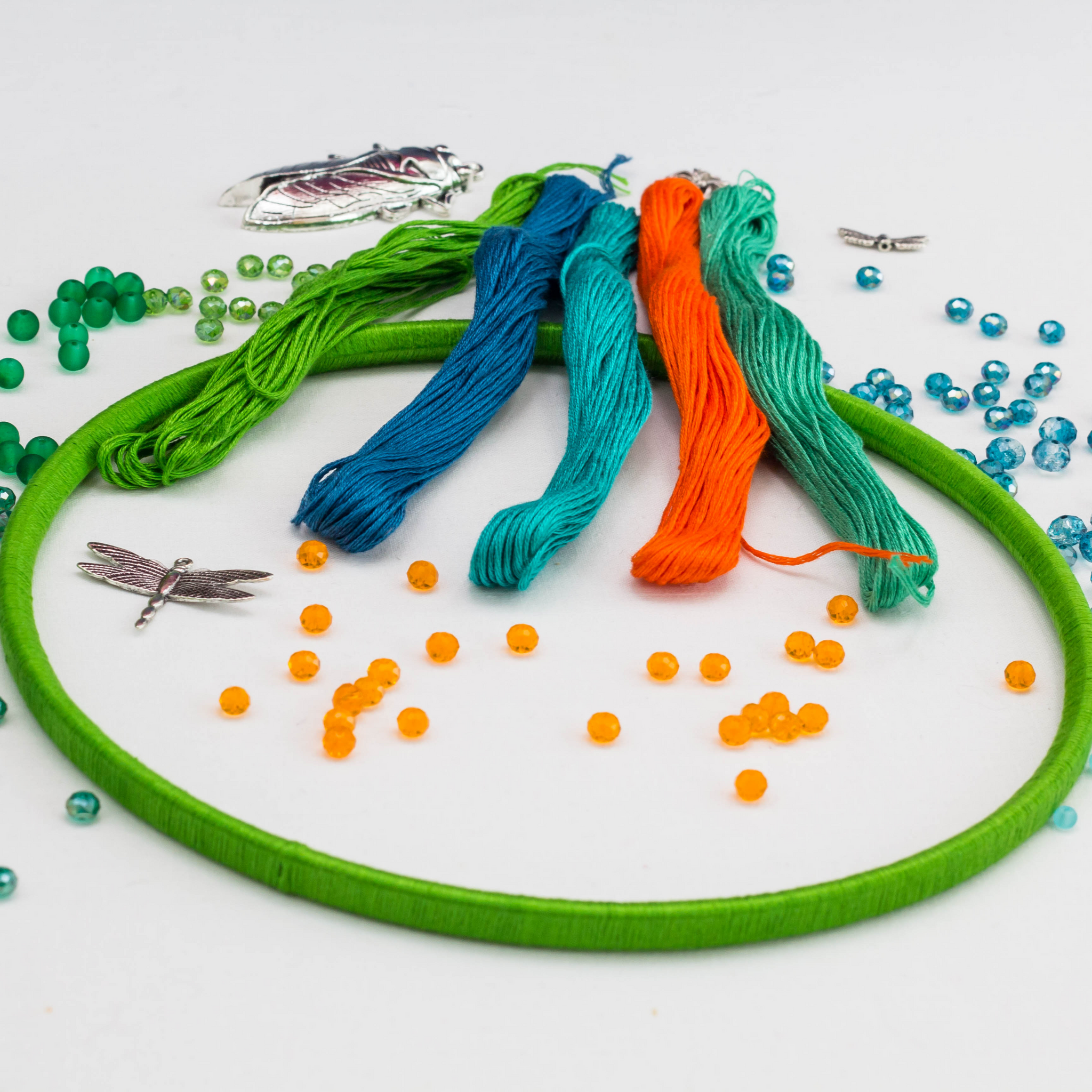 Embroidery Thread Friendship Bracelet Kit - Rainbow Theme – Athena's  Elements