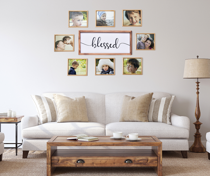 Blessed Sign |  Farmhouse Wall Art Home Decoration