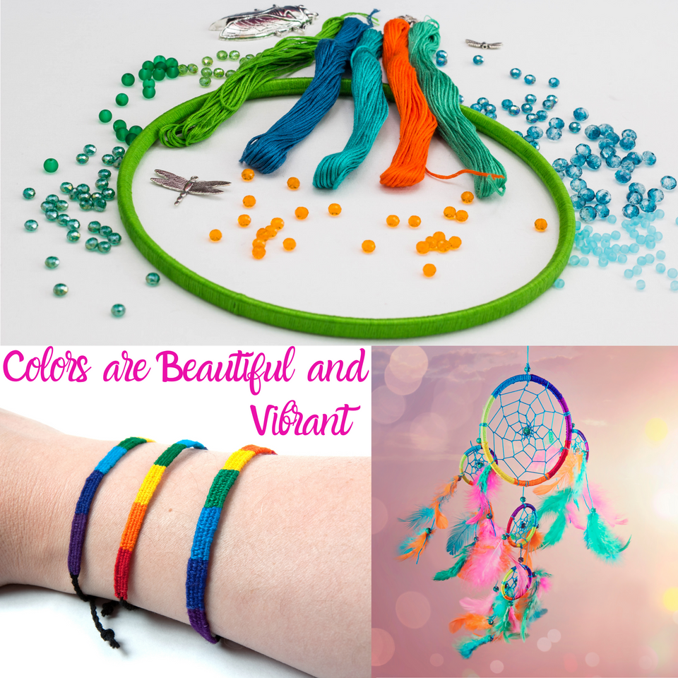 Friendship Bracelet Kit - Embroidery Thread and Accessories