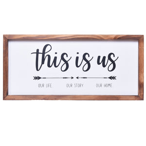 This Is Us Sign  | Farmhouse Wall Art Home Decoration