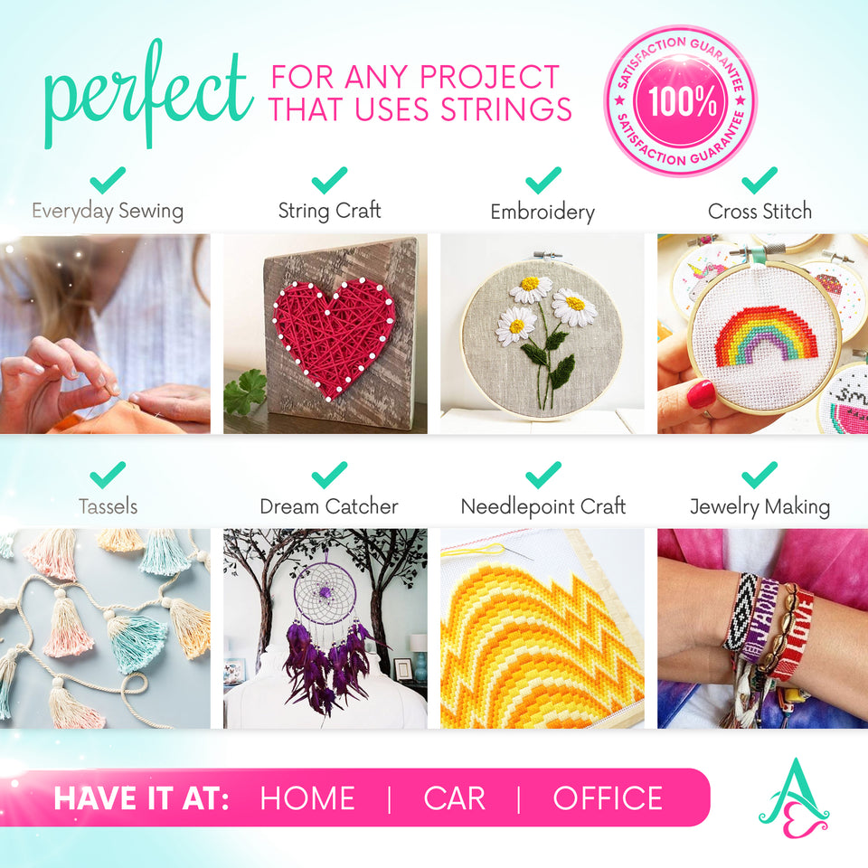 Unicorn DIY Friendship Bracelet Kit - Embroidery Thread and Accessorie –  Athena's Elements