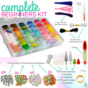 Friendship Bracelet Kit - Embroidery Thread and Accessories
