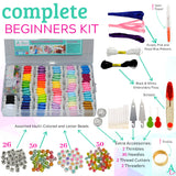 Unicorn DIY Friendship Bracelet Kit - Embroidery Thread and Accessories